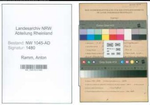 Entnazifizierung Anton Ramm , geb. 09.03.1911 (Beamter)
