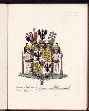 Joachim Christian Graf von Blumenthal, Johann August Graf von Blumenthal