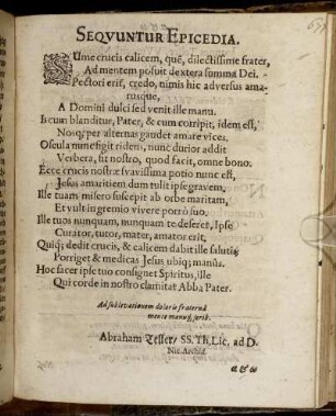 Sequuntur Epicedia.