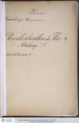 No. 24 Gemarkung Heusenstamm, Flur V, Abteilung BI