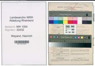 Entnazifizierung Heinrich Weyand , geb. 13.01.1905 (Strassenbahner)