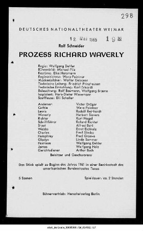 Prozess Richard Waverly