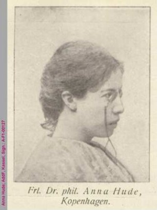 Porträt von Anna Hude