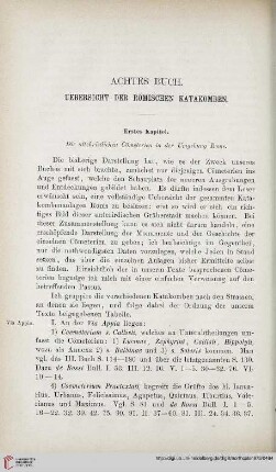 Erstes Kapitel: Die altchristlichen Cömeterien in der Umgebung Roms