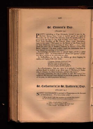 St. Clement´s Day.