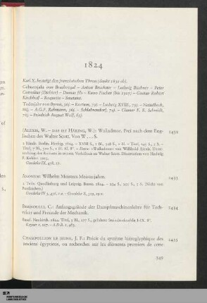 1824 (Nr. 1432-1455)