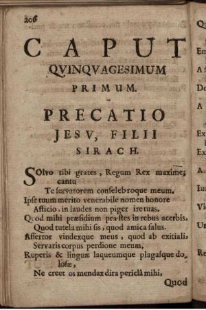 Caput Quinquagesimum Primum