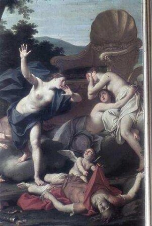 Venus findet den toten Adonis