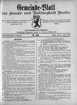 1914,24: No. 24, 14. Juni 1914
