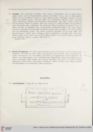Inschriften (Nr. 716-740)