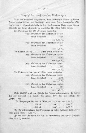 Anzahl der leerstehenden Wohnungen.