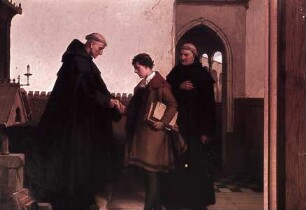 Luthers Aufnahme in das Augustinerkloster zu Erfurt