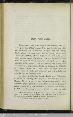II. Graf Josef Bolza