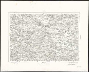 174: Amiens, Frankreich, 1850 : 174 : Amiens / Entw. u. gez. von F. Handtke, 1850. Situat. u. Schrift von Eitner, Berge von H. Weber. - [1:200 000]. - Glogau : Flemming , 1850. - 1 Kt. - Maßstabsangabe in graph. Form (geogr. Meile)