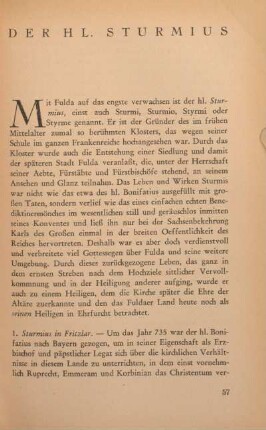 Der Hl. Sturmius