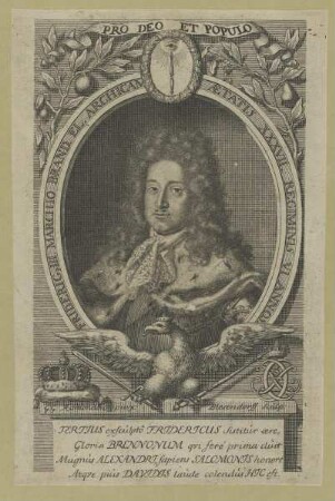 Bildnis von Friedrich I., König von Preußen