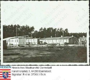 Rodgau, Strafgefangenenlager II Rollwald (1938-1945) / Bau der sechsten Baracke