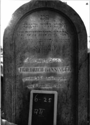 Grabstein A II/6/25 (Detailaufnahme)