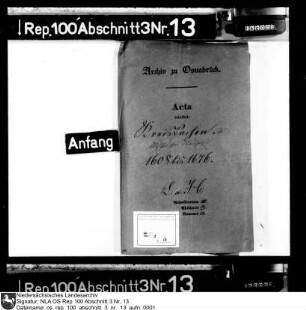 Korrespondenz und Berichte zum Niederrheinisch-Westfälischen Reichskreis