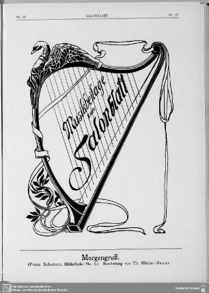 Musikbeilage zum Salonblatt