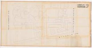 Reichsluftfahrtministerium, Berlin: Lageplan 1:500 (vorhandene Bebauung)