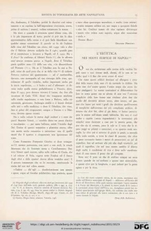L'estetica nei nuovi edificii di Napoli