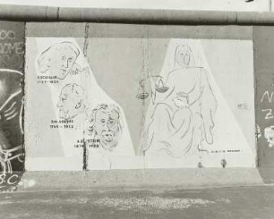 Justitia : Justitia. Bild 61 der East Side Gallery