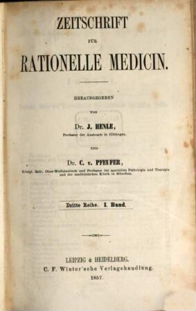 Bericht über die Fortschritte der Anatomie und Physiologie : im Jahre .., 1856