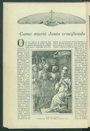 Como murió Jesús crucificado
