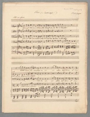 Jepthas Opfer JWV 61 - BSB Mus.ms. 4711-1 b : Beilage (Chor, Text: Lobsinget Gott)