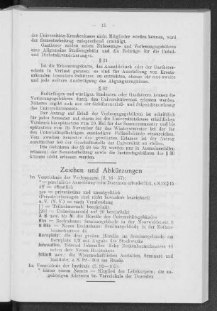 Zeichen und Abkürzungen