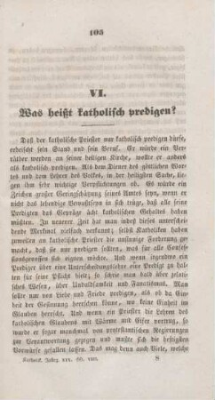 105-121 Was heißt katholisch predigen?