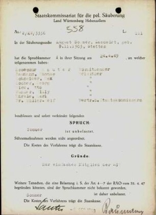 Sommer, August