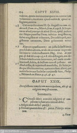 Caput XXIX. De refectione templorum municipalium. ubi & de religione magistratuum