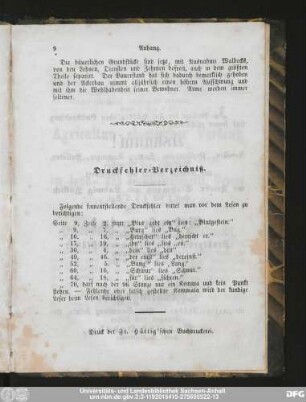 Druckfehler-Verzeichniß.