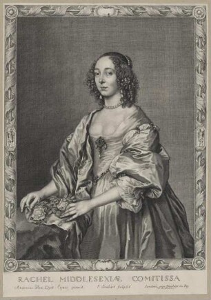 Bildnis der Rachel Middlesexiæ Comitissa