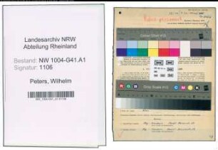 Entnazifizierung Wilhelm Peters , geb. 30.12.1914 (Polizeibeamter)
