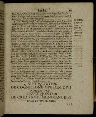 Caput Quintum De Creatione Mundi, Angelorum Et Hominum.