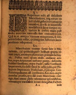 Dissertatio Historica, De Macedonianis