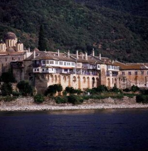 Griechenland, Athos, Kloster Xenofontos an der Westküste