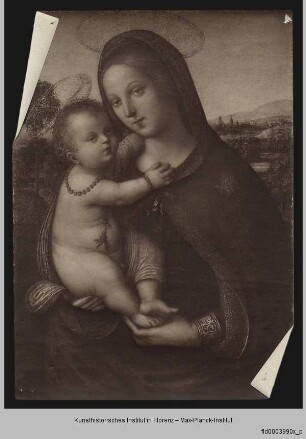 Madonna mit Kind - Madonna Morgan