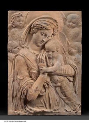 Madonna mit vier Cherubim / Virgin and Child with four Cherubs