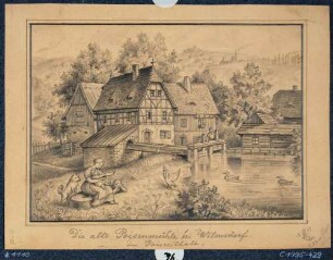 Die alte Mühle bie Wilmsdorf (Possendorf)