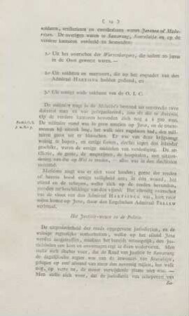 Het justitie-wezen en de politie