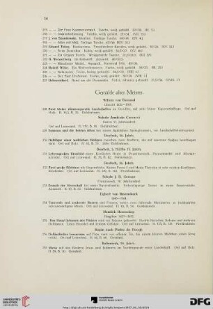 Gemälde alter Meister (Nr. 228-263)
