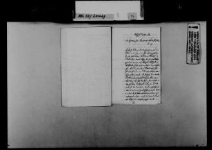 Schreiben von Leopold Schleßinger, Karlsruhe, an August Lamey: Stelle als Rabbiner für Schleßinger.