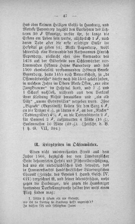 IX. Kriegszeiten im Ochsenwärder