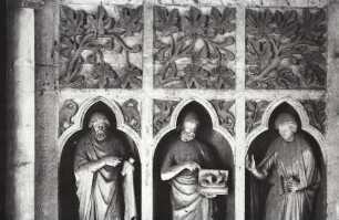 Mittleres Westportal — südliche Rahmung, 4. Zone: Habakuks Prophezeiung der Geburt Christi