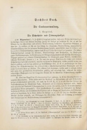 Sechstes Buch. Die Landesverwaltung