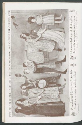 Tafel: With big tin trumpet and little red drum, [...]